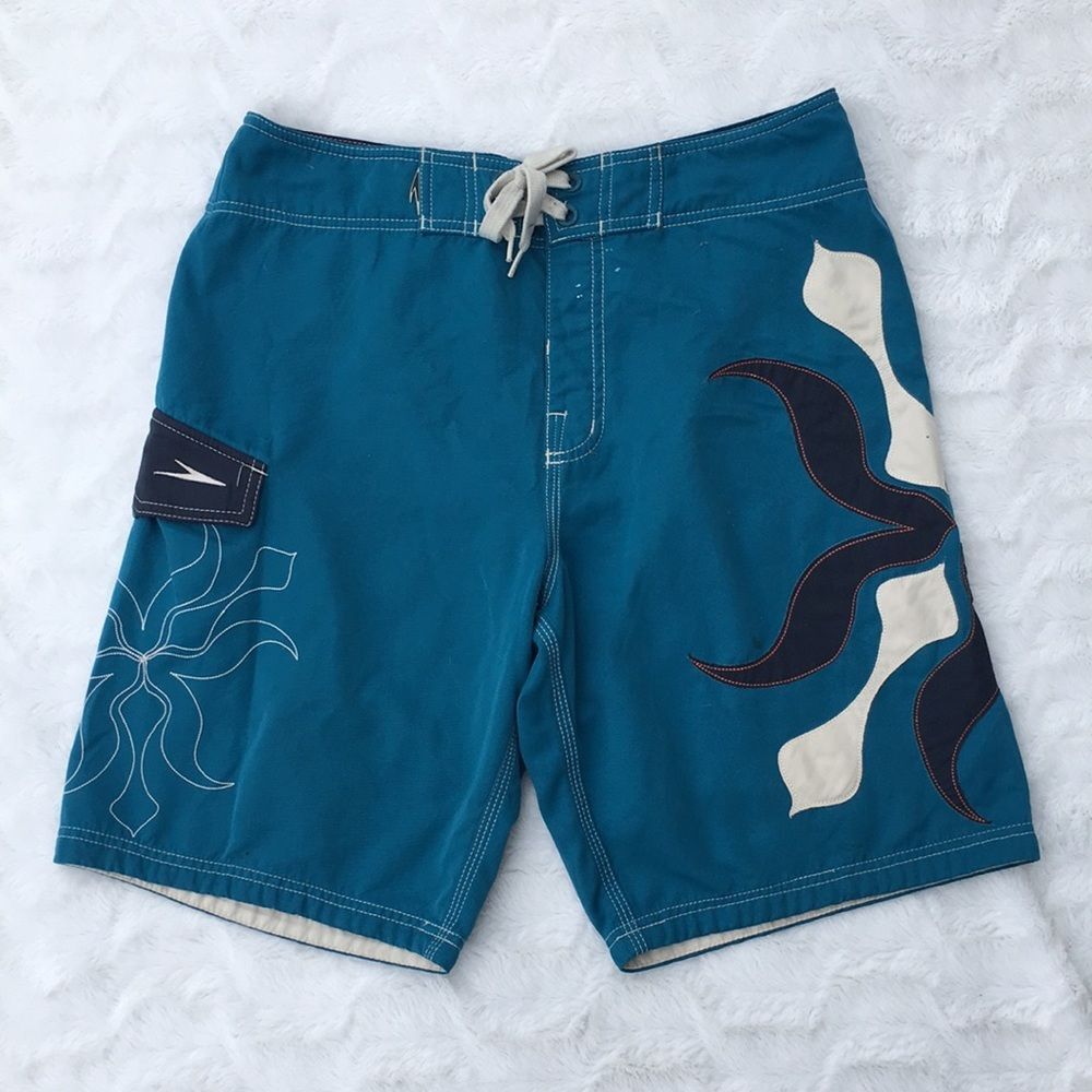 Speedo men's blue swimtrunks
